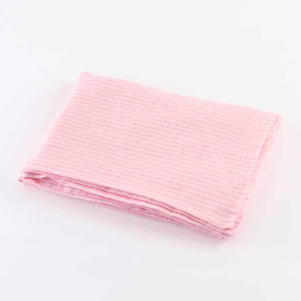 マシュマロガーゼボーダースロー 約100×140cm