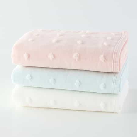 ふわふわガーゼドット フェイスタオル（単品）