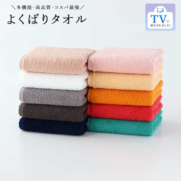 【シリーズ累計20万枚突破！】よくばりタオル フェイスタオル（単品）