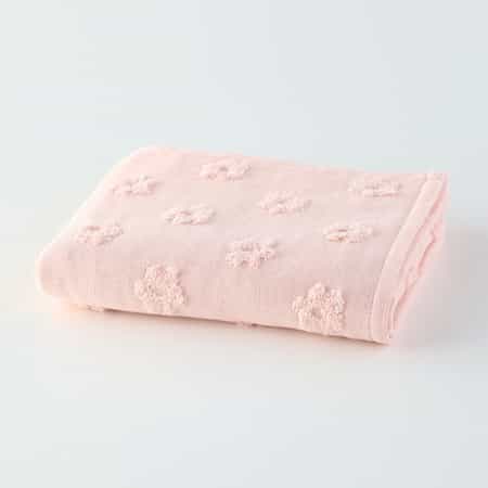 ふんわりフラワーガーゼ フェイスタオル（単品）