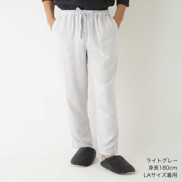 マシュマロガーゼベーシックメンズパンツ