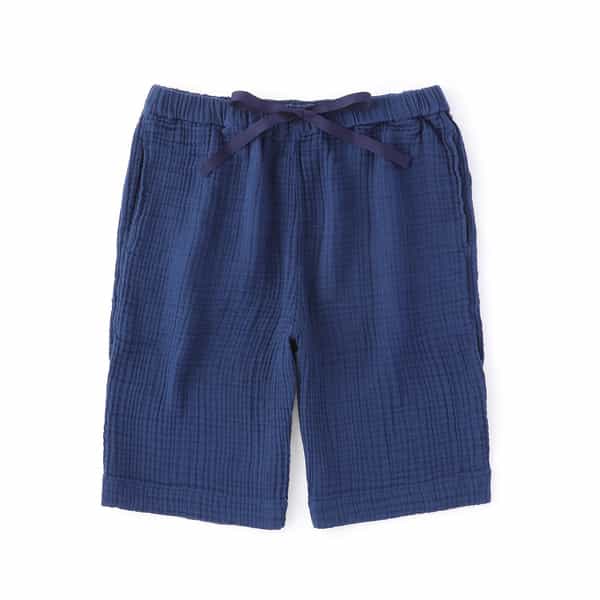 クレープガーゼベーシックハーフパンツ ユニセックス