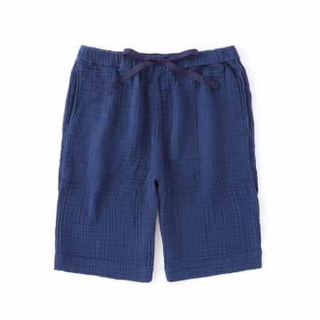 クレープガーゼベーシックハーフパンツ ユニセックス