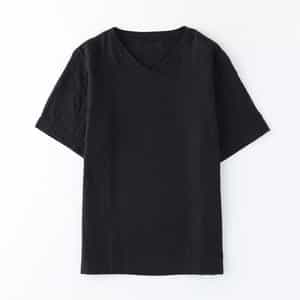 マシュマロガーゼメンズＶネックＴシャツ