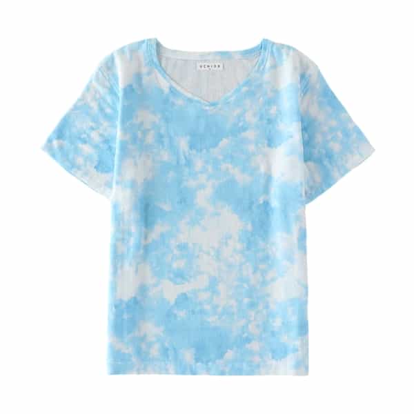 マシュマロガーゼプリントメンズＴシャツ