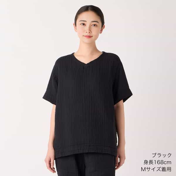 クレープガーゼベーシック半袖Tシャツ ユニセックス