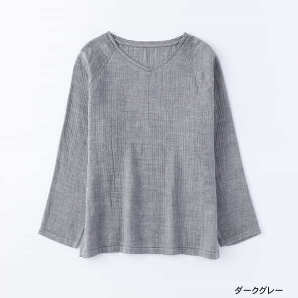 マシュマロガーゼシャンブレーベーシック長袖Ｔシャツ ユニセックス